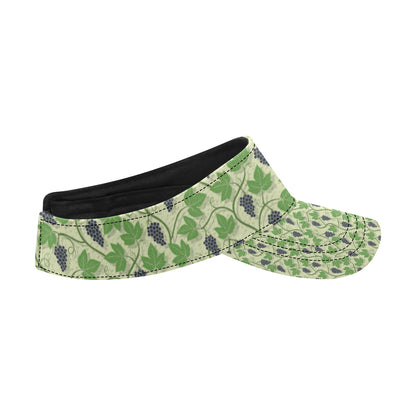 Wine Grape Thmed Print Unisex Sun Visor