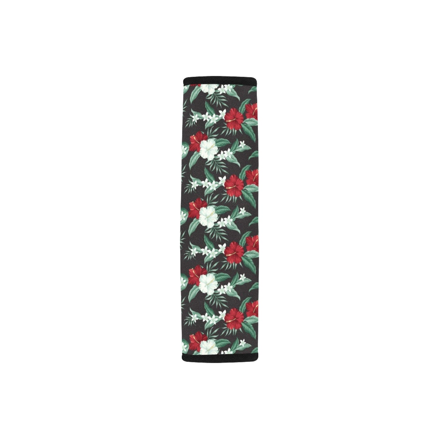 Tropical Flower Print Design LKS303 Car Seat Belt Cover