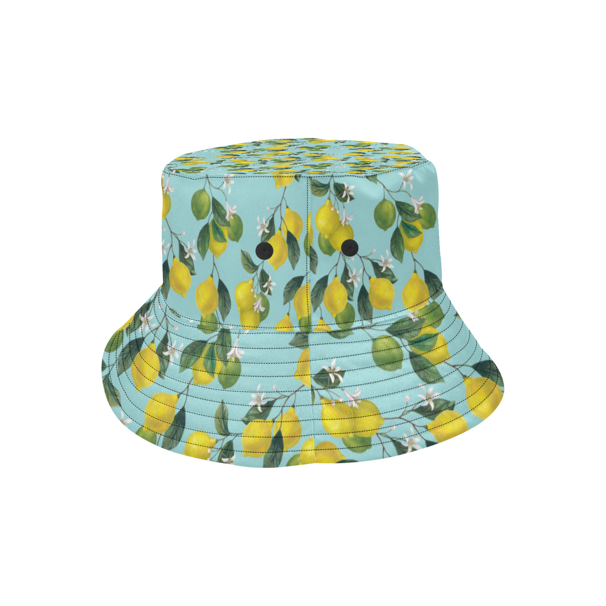 Lemon Pattern Print Design LM05 Unisex Bucket Hat