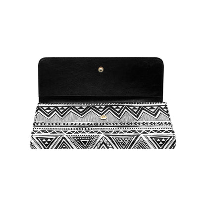 Draw Tribal Aztec Women's Trifold Wallet
