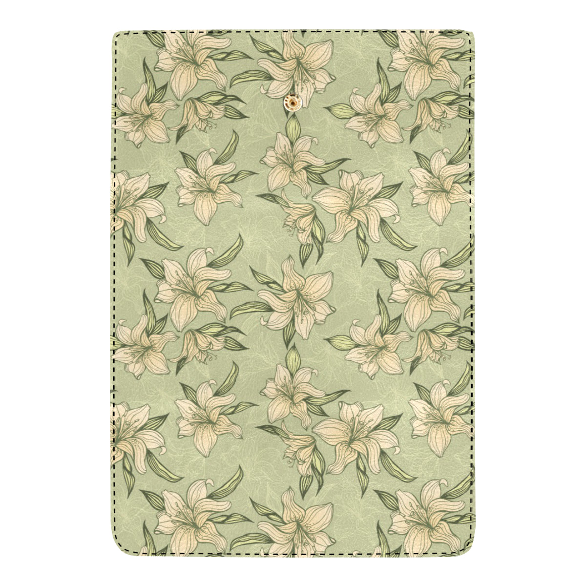 Lily Pattern Print Design LY06 Women's Trifold Wallet