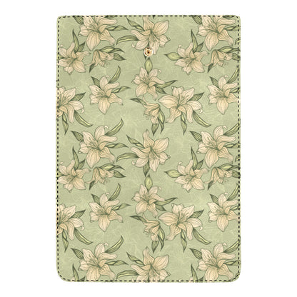 Lily Pattern Print Design LY06 Women's Trifold Wallet