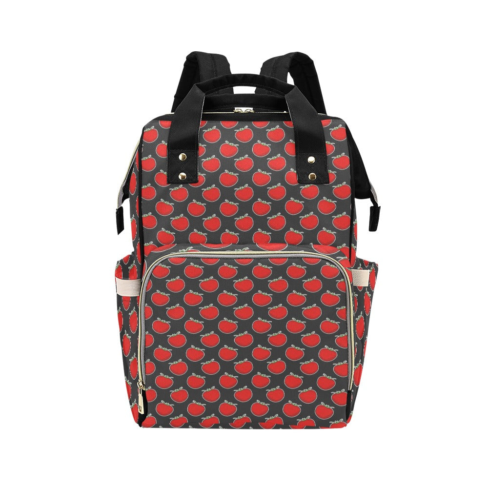 Tomato Print Design LKS306 Diaper Bag Backpack