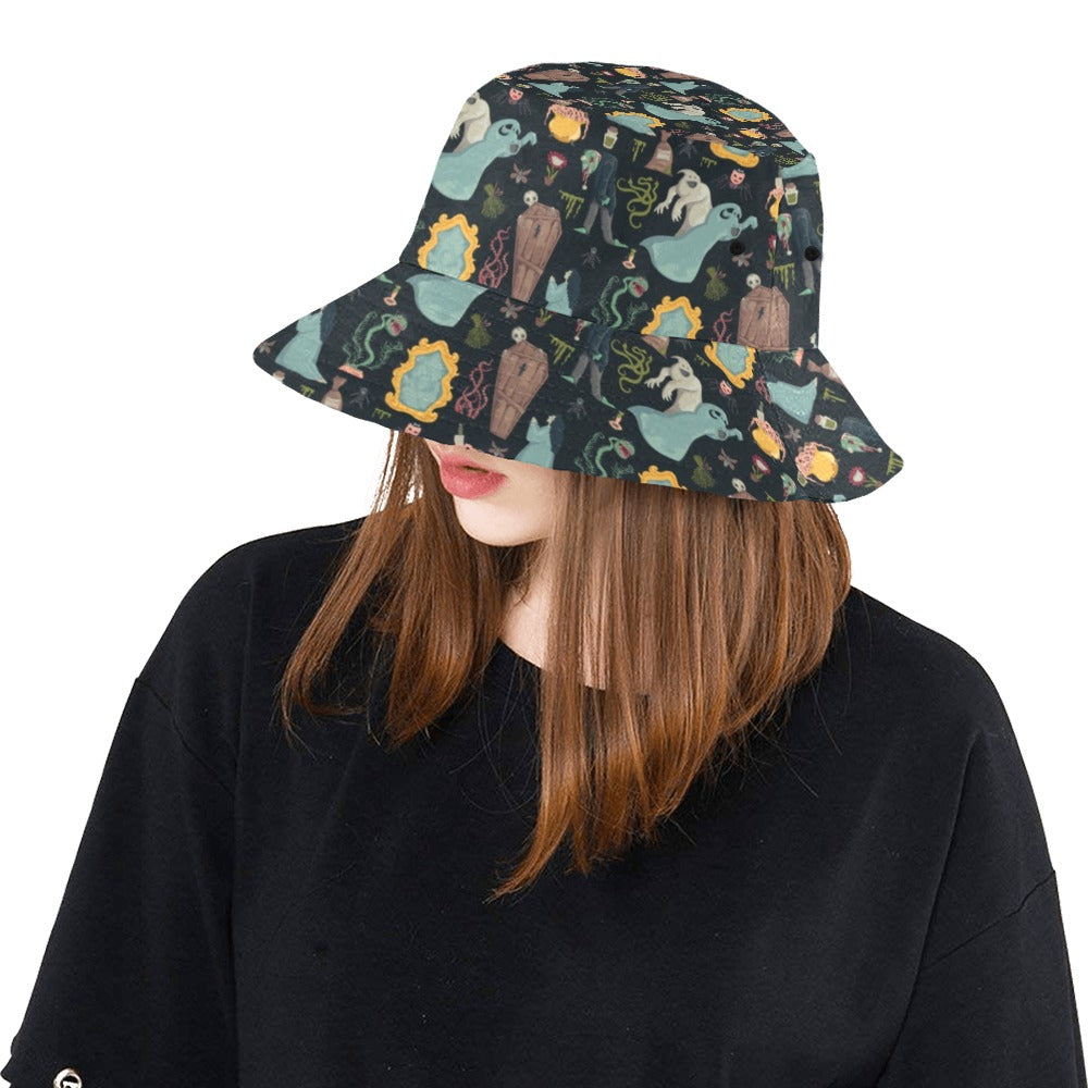 Creepy Print Design LKS303 Unisex Bucket Hat