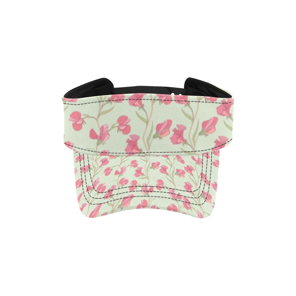 Sweet Pea Print Design LKS301 Unisex Sun Visor