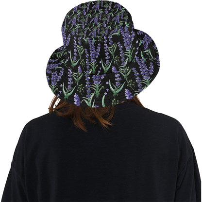 Lavender Pattern Print Design LV01 Unisex Bucket Hat