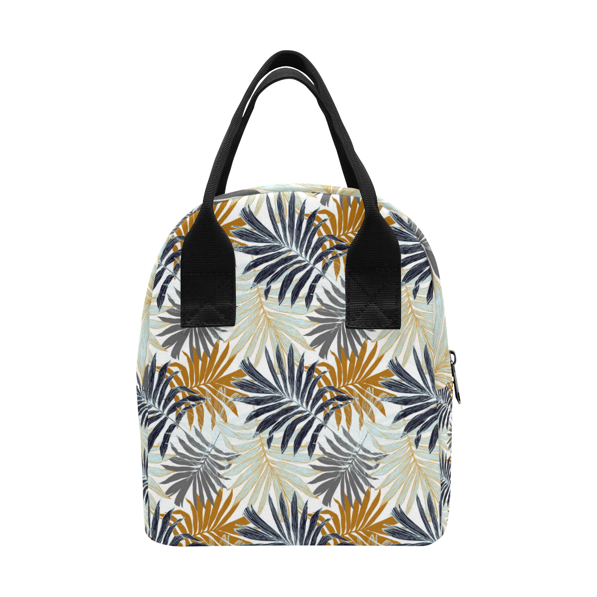 Colorful Tropical Palm Leaves Insulated Lunch Bag
