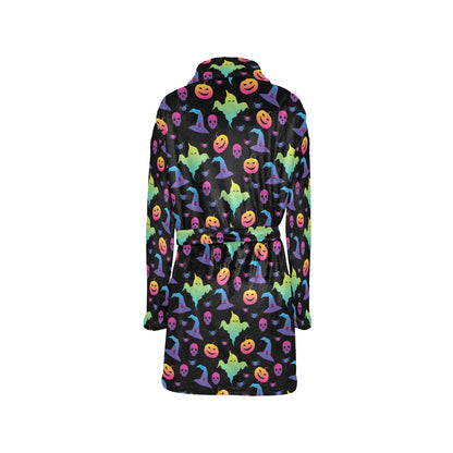 Halloween Print Design LKS404 Women's Fleece Robe