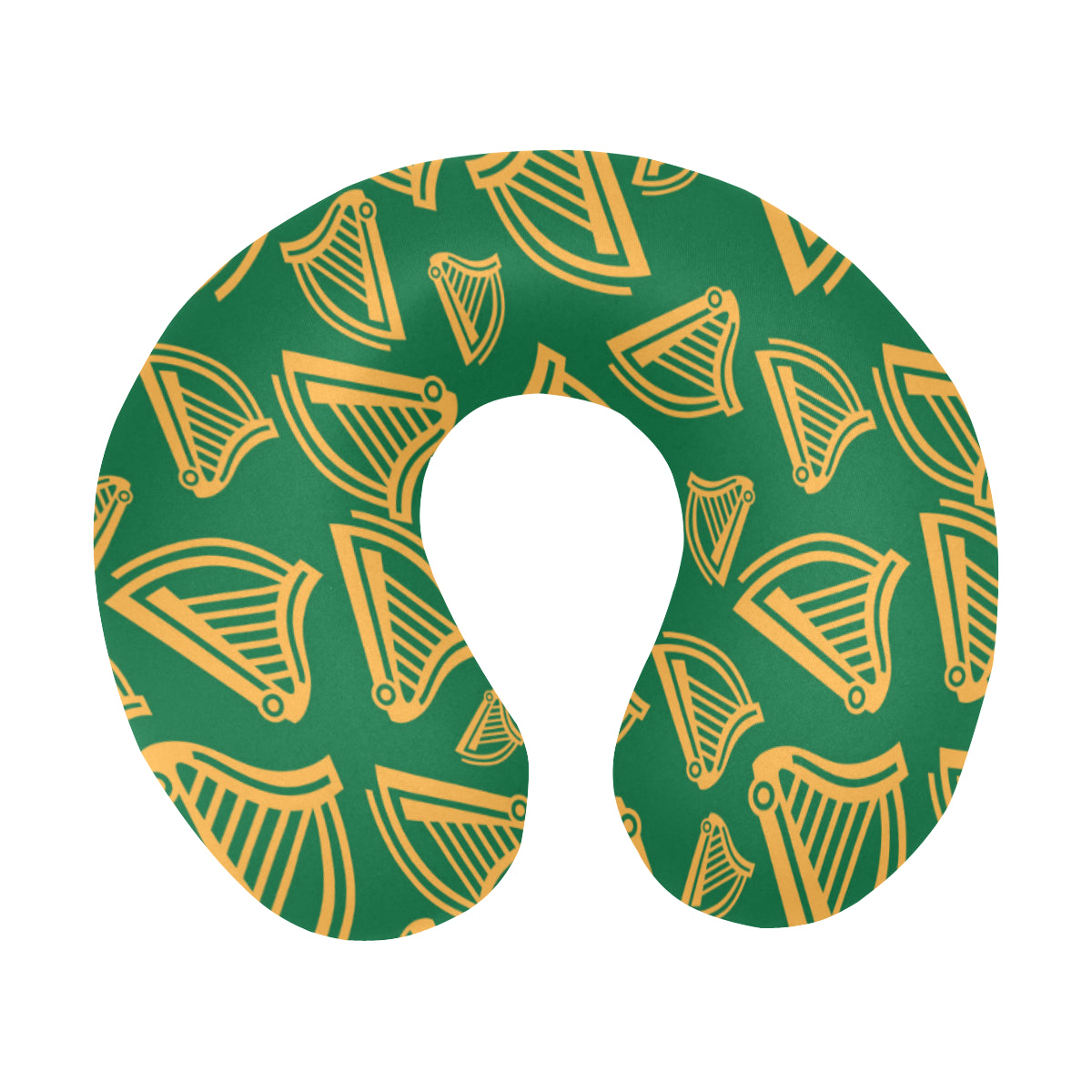 Harp Pattern Print Design 03 U-Shaped Travel Neck Pillow