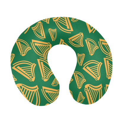 Harp Pattern Print Design 03 U-Shaped Travel Neck Pillow