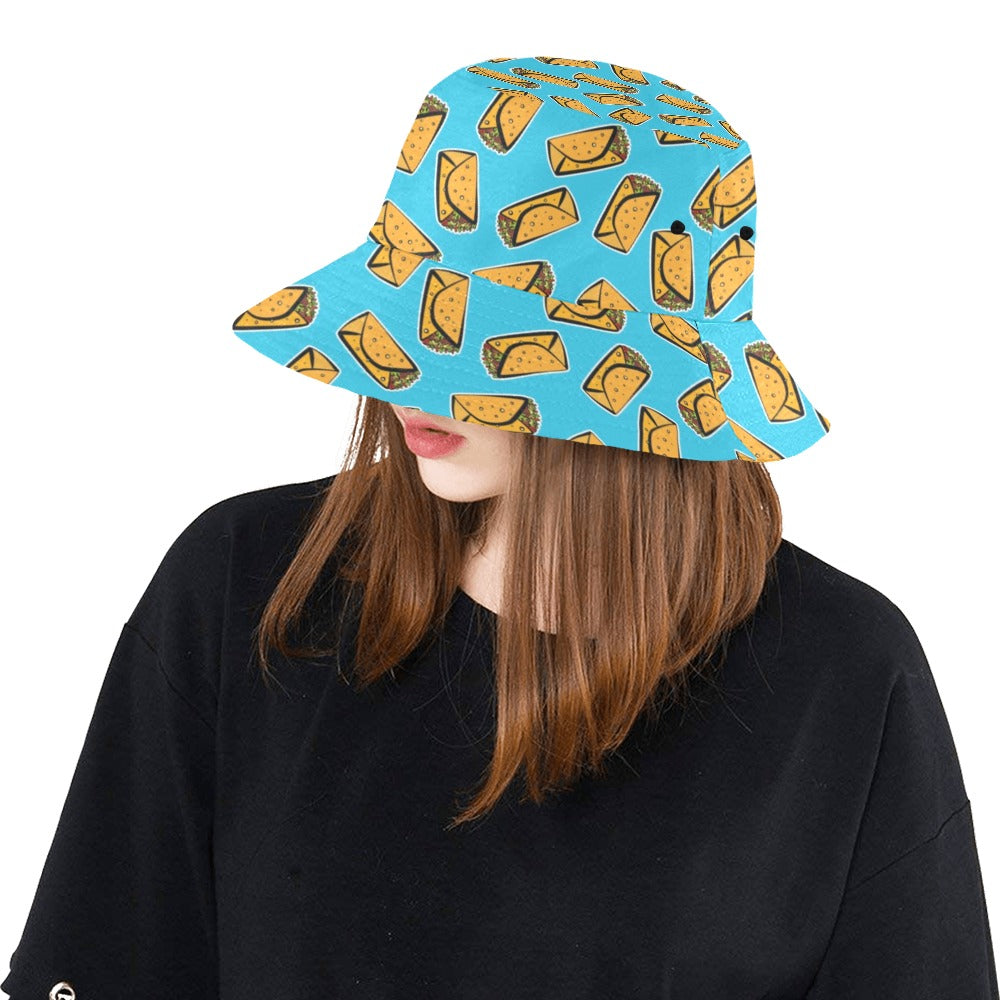 Burrito Print Design LKS301 Unisex Bucket Hat