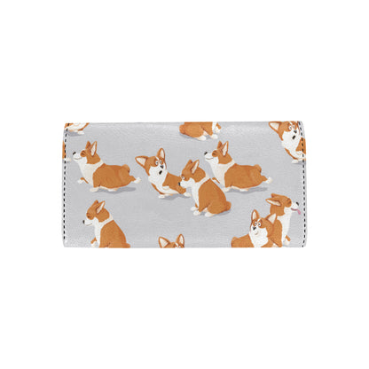 Pembroke Welsh Corgis Pattern Print Design A04 Women's Trifold Wallet