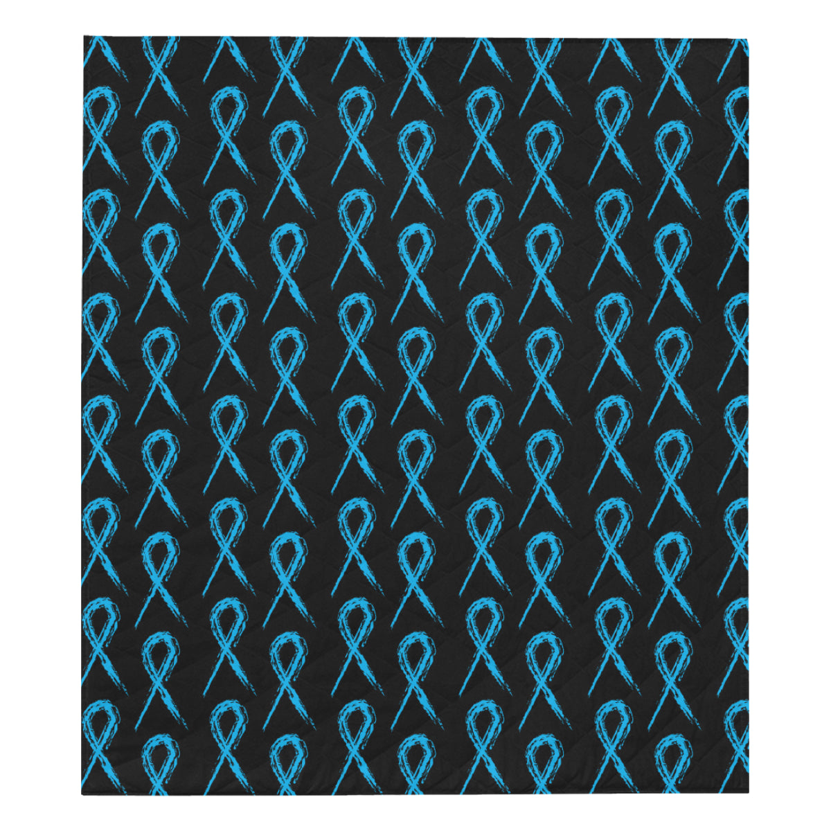 Prostate cancer Pattern Print Design A02 Premium Quilt