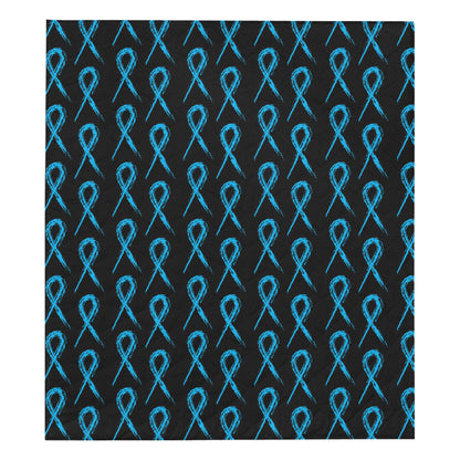 Prostate cancer Pattern Print Design A02 Premium Quilt