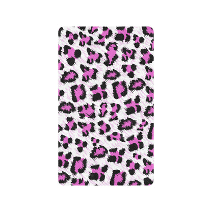 Leopard Pink Skin Print Rubber Doormat