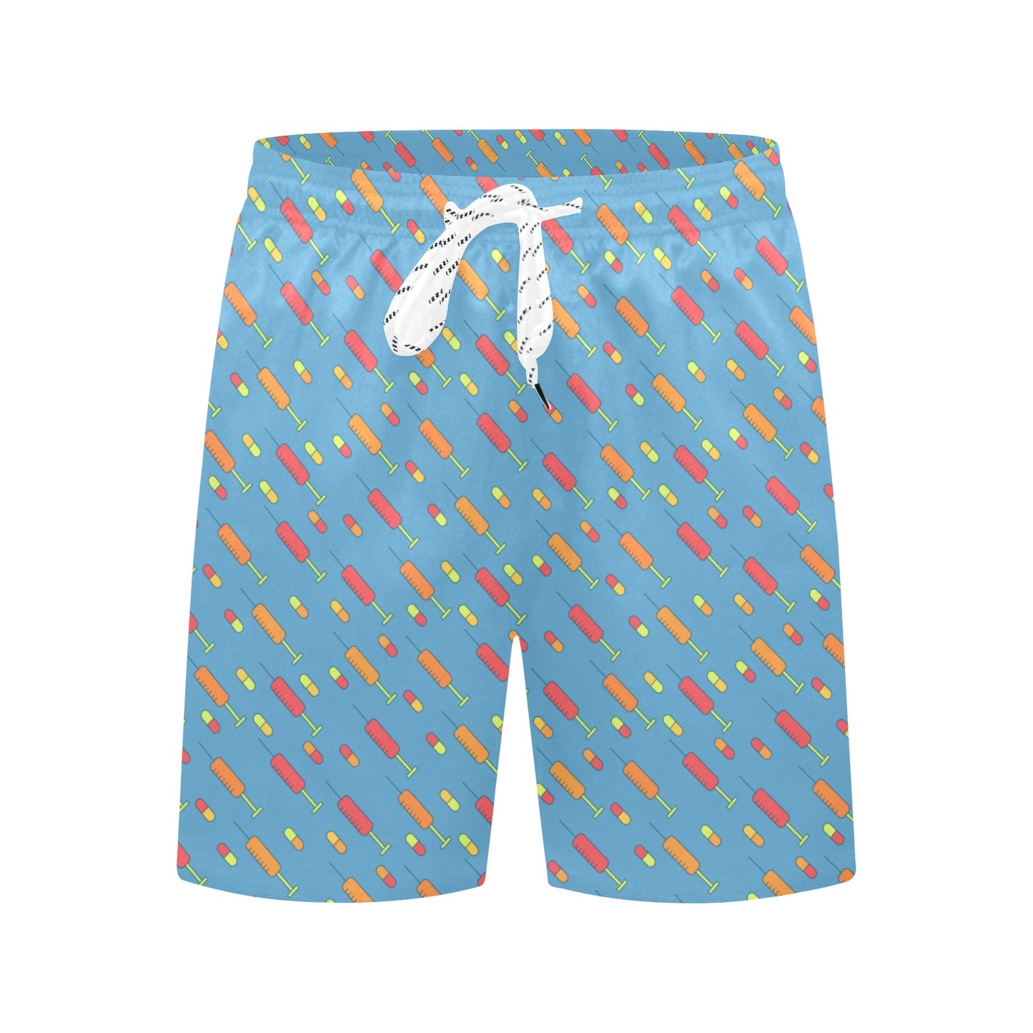 Phlebotomist Medical Pattern Men's Swim Trunks Beach Shorts