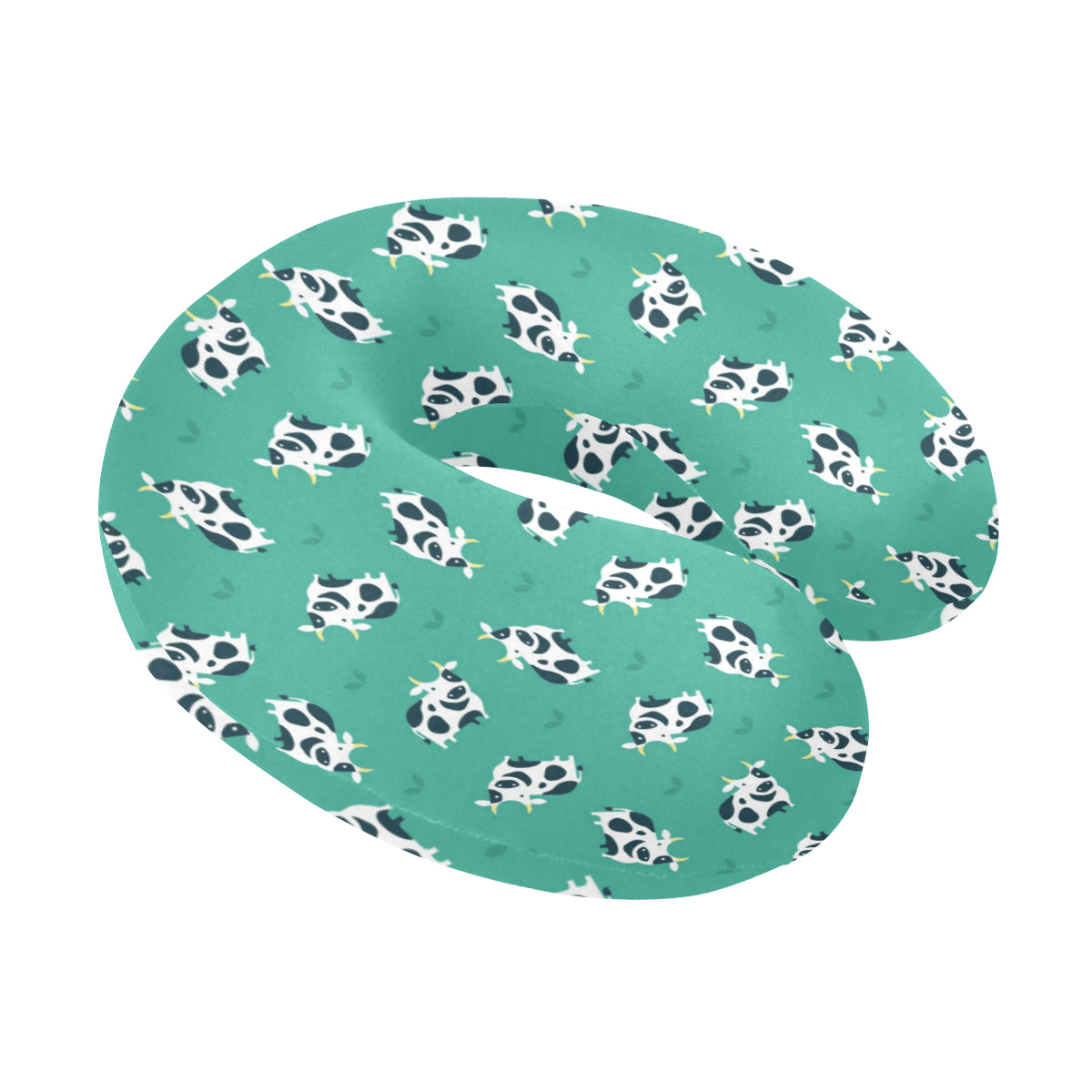 Cow Pattern Print Design 03 U-Shaped Travel Neck Pillow