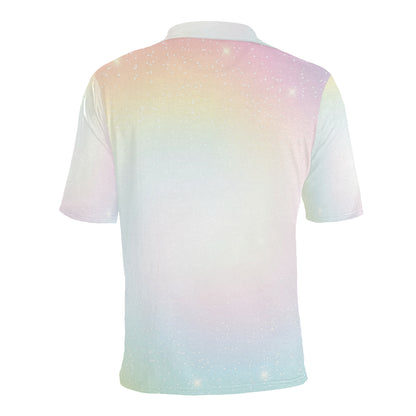 Nebula Pattern Print Design A02 Men Polo Shirt