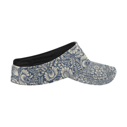 Elegant Floral Print Pattern Unisex Sun Visor