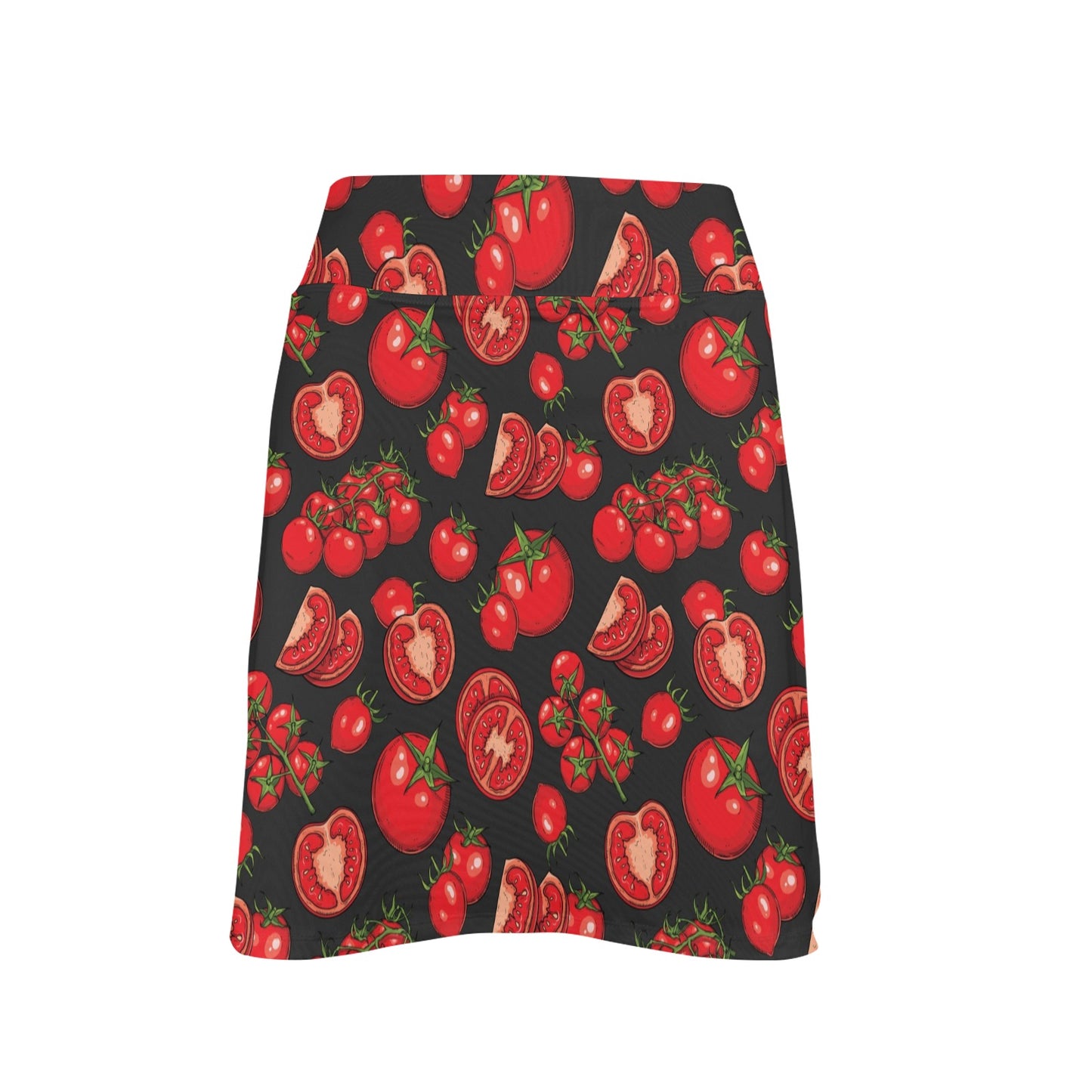 Tomato Print Design LKS303 17" Golf & Pickleball Skort with Pockets