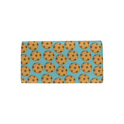 Cookie Pattern Print Design 01 Women's Trifold Wallet