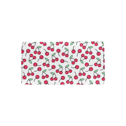 Cherry Pattern Print Design 03 Women's Trifold Wallet