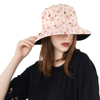 Pig Print Design LKS406 Unisex Bucket Hat