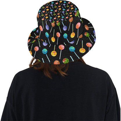 Lollipop Pattern Print Design LL04 Unisex Bucket Hat