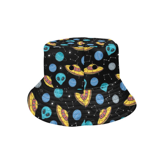 UFO Alien Print Design LKS306 Unisex Bucket Hat