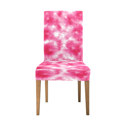 Tie Dye Pink Print Design LKS304 Dining Chair Slipcover