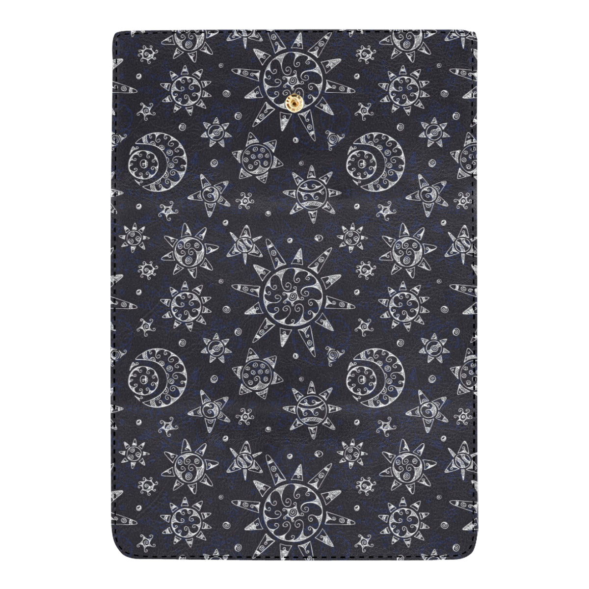 Sun Moon Pattern Women's Trifold Wallet