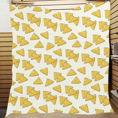 Nachos Pattern Print Design A01 Premium Quilt
