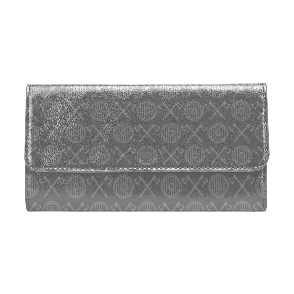 Vikings Print Design LKS303 Women's Trifold Wallet