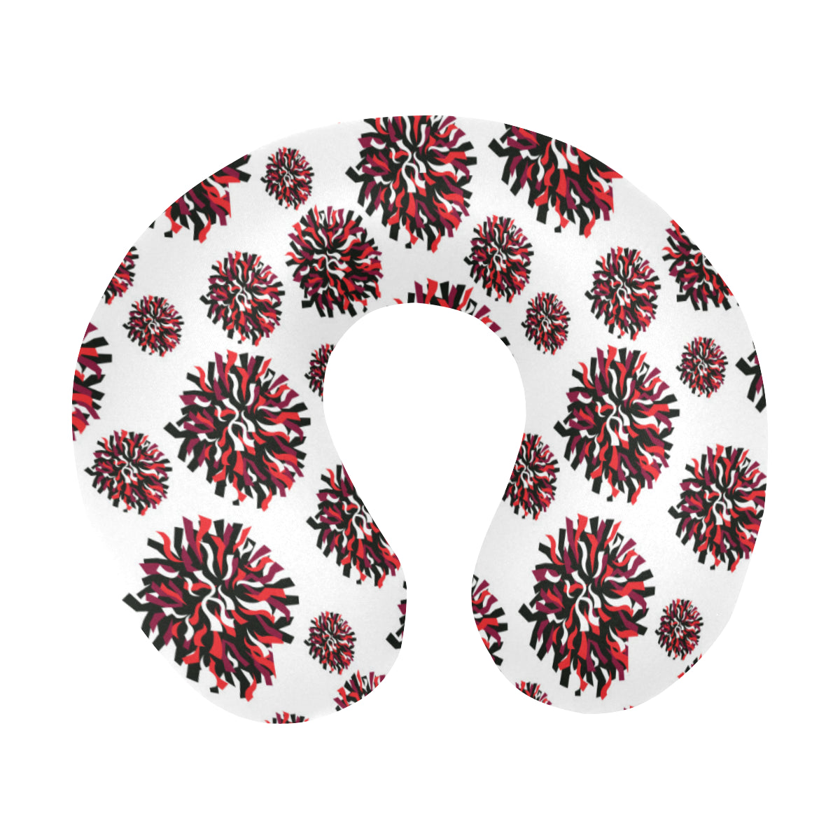 Cheerleader Pattern Print Design 01 U-Shaped Travel Neck Pillow