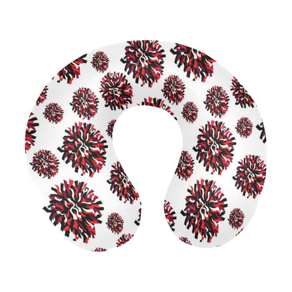 Cheerleader Pattern Print Design 01 U-Shaped Travel Neck Pillow