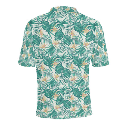 Bird Of Paradise Pattern Print Design 05 Men Polo Shirt