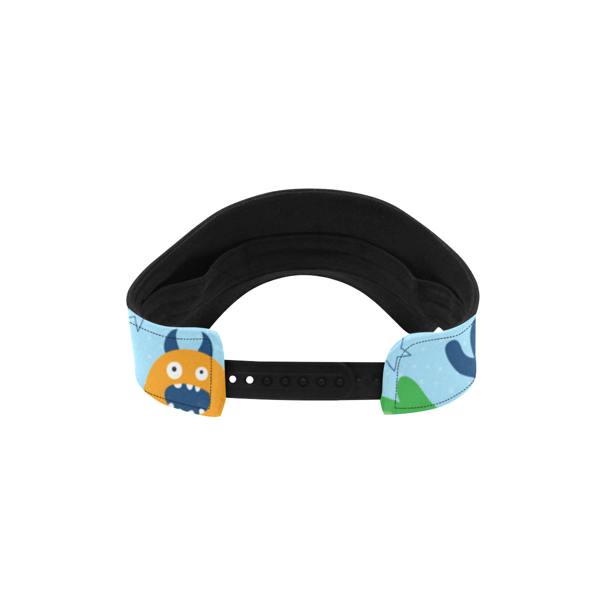 Monster Cartoon Pattern Print Design 04 Unisex Sun Visor