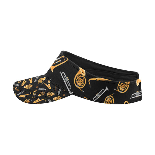 Jazz Pattern Print Design 01 Unisex Sun Visor