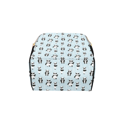 Panda Pattern Print Design A01 Diaper Bag Backpack
