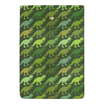 T Rex Pattern Print Design A03 Women's Trifold Wallet