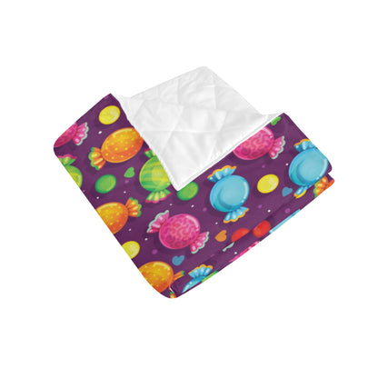 Candy Pattern Print Design CA05 Premium Quilt