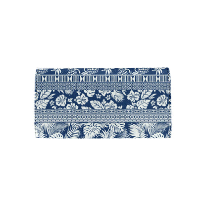 Hawaiian Themed Pattern Print Design H020 Women's Trifold Wallet