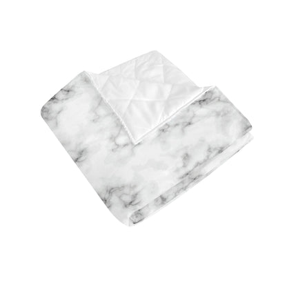 Marble Pattern Print Design 01 Premium Quilt