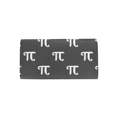 Pi Day Pattern Print Design A01 Women's Trifold Wallet