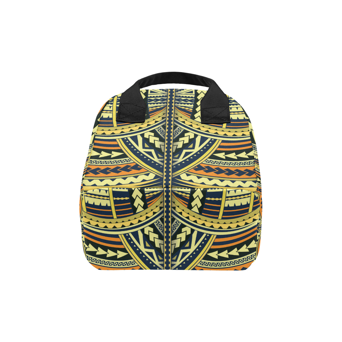 Polynesian Tattoo Print Insulated Lunch Bag