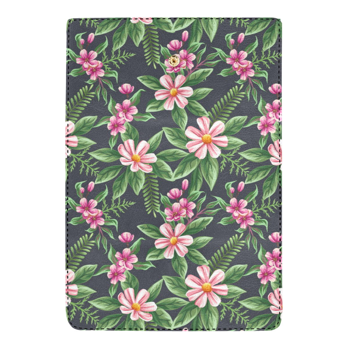 Summer Floral Pattern Print Design SF010 Women's Trifold Wallet