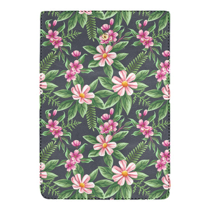 Summer Floral Pattern Print Design SF010 Women's Trifold Wallet