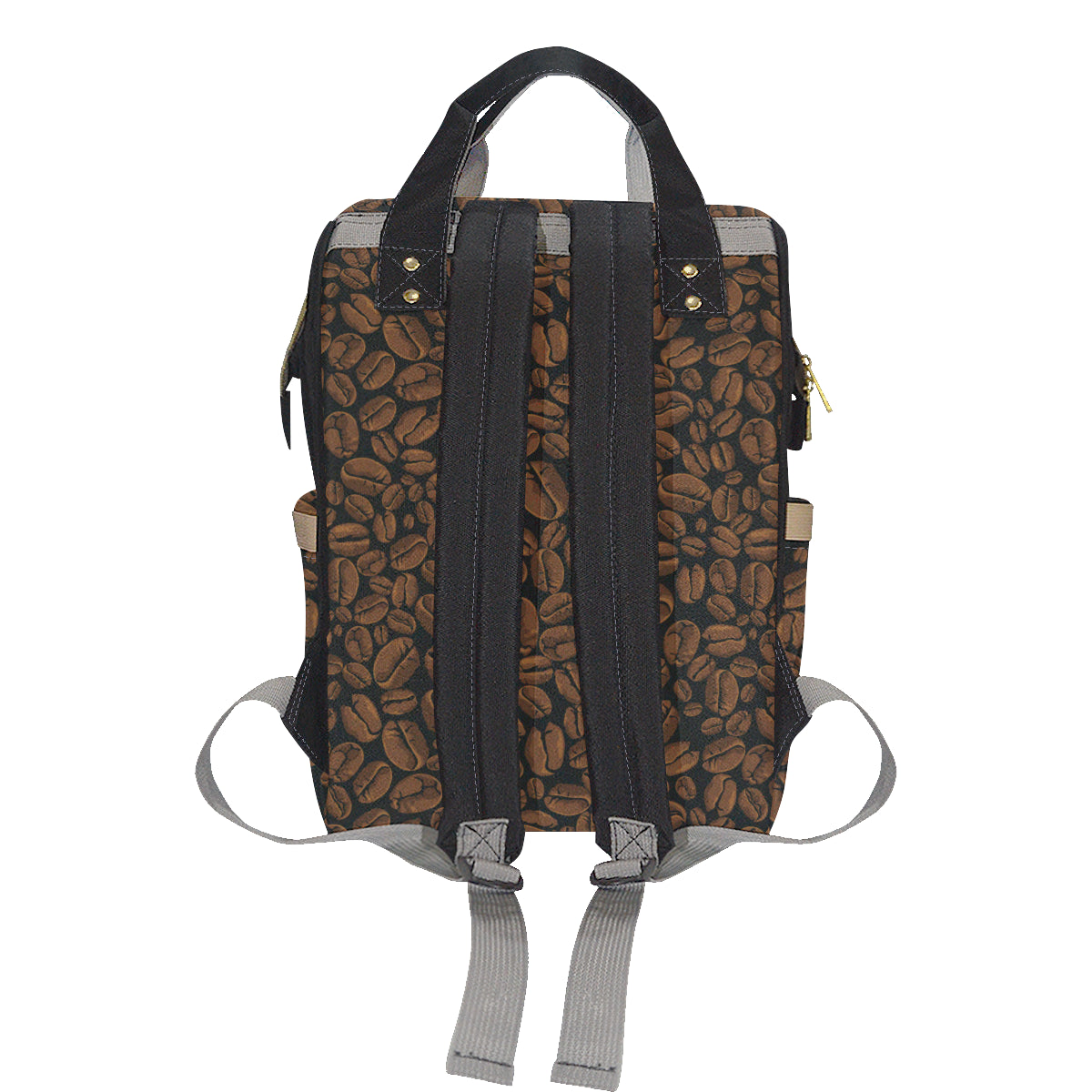 Coffee Pattern Print Design 01 Diaper Bag Backpack