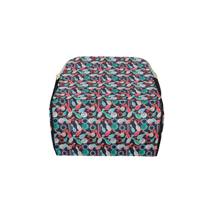 Bowling Pattern Print Design 08 Diaper Bag Backpack