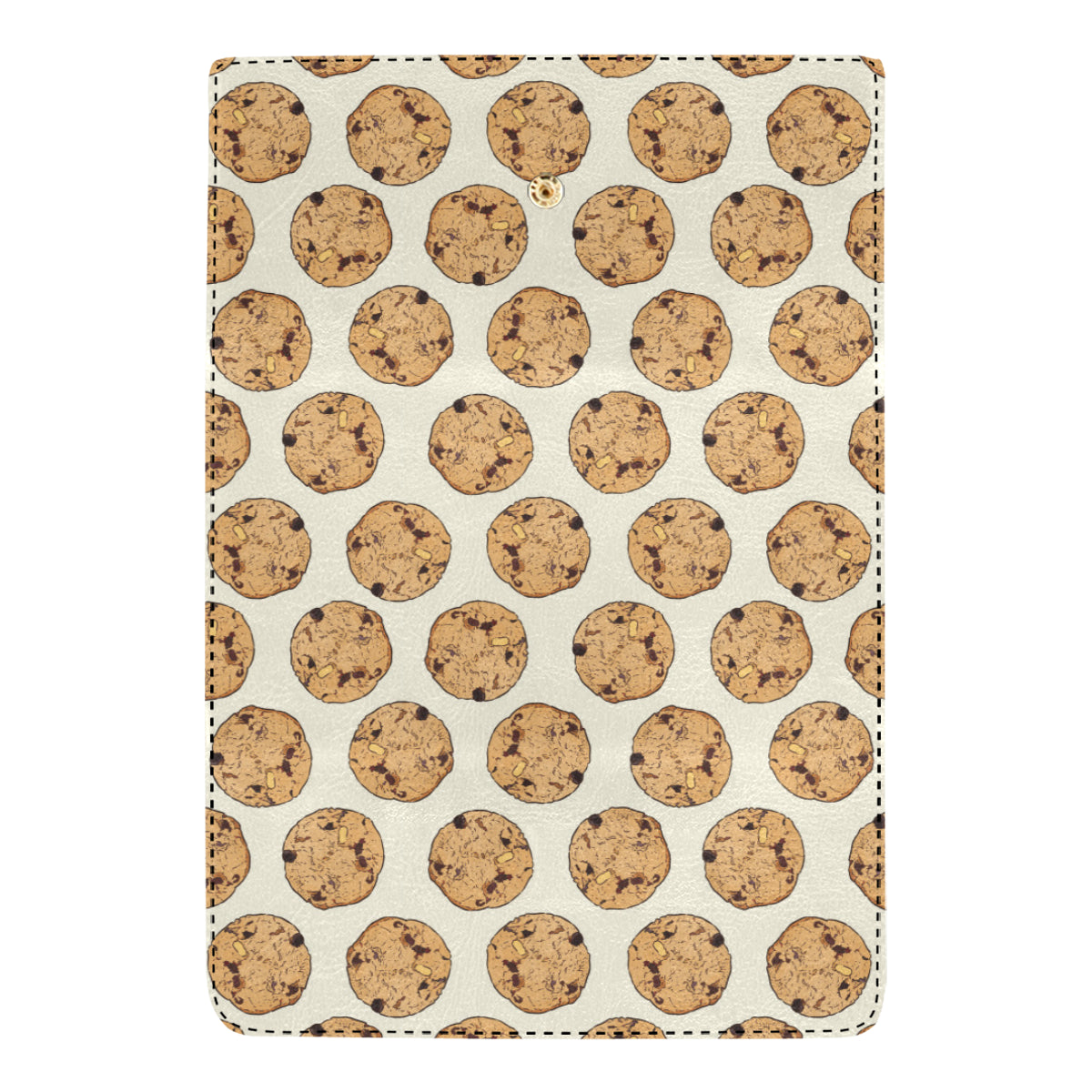 Cookie Pattern Print Design 05 Women's Trifold Wallet